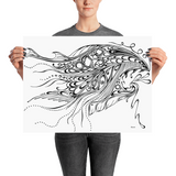 "Monster Fish" Art Print